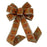 Fall Pumpkins Wreath Bow - 10" Wide, 18" Long Tails, Fall Decor, Orange, Beige, Sparkly