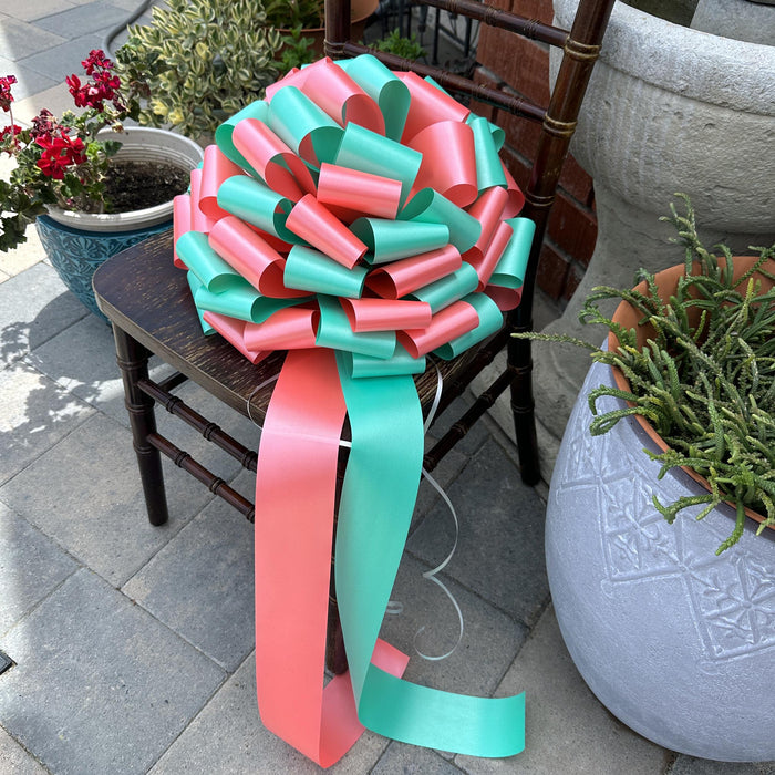 Car Bows, Large Gift Decorations, Mixed Colors -16"x32