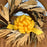 large yellow wreath bows