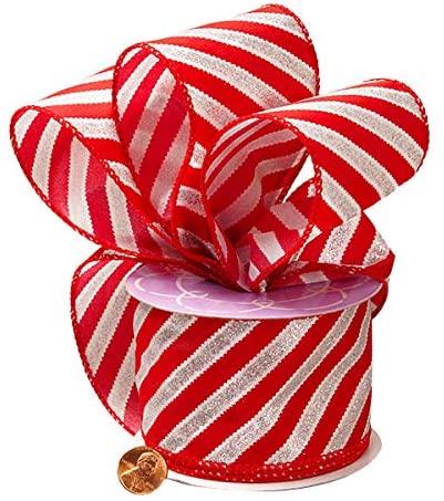 FirstKitchen 1 1/2 Inch Satin Ribbon, 25 Yards Thick Solid Fabric Ribbons,  Gold Satin Ribbon for Christmas, Christmas Ribbon for Gift Wrapping