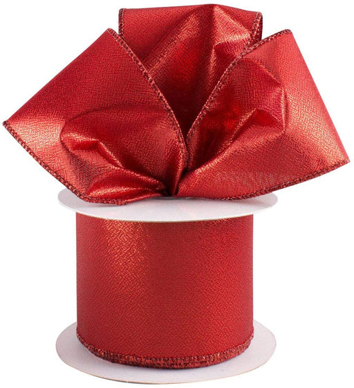wirlsweal 1 Roll 25mm Packing Ribbon Bronzing Design Polyester Golden Foil  Red Satin Gift Box Wrapping Ribbon Home Decor 