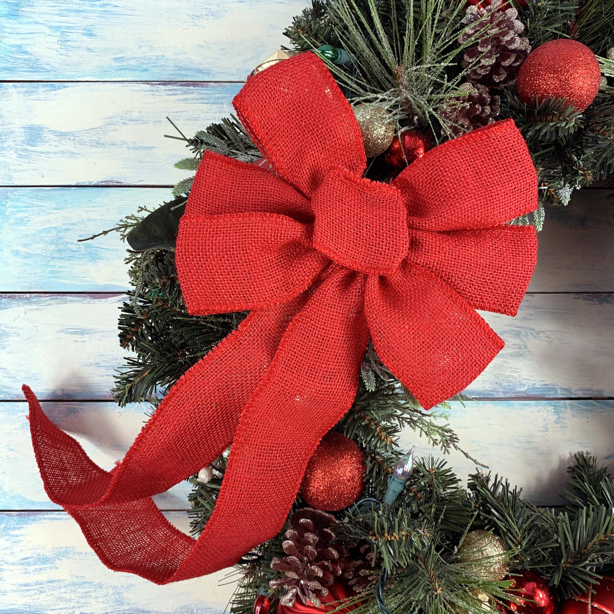 Red Deco Mesh Wreath Decor - 10 x 10 Yards — GiftWrap Etc